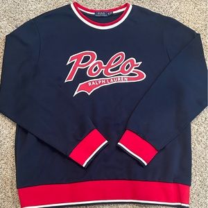 Polo Sweater with vintage logo Men’s XL